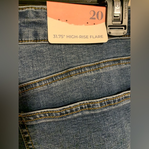 Arula Hattie Flare Jeans High Rise Flare NWT vintage wash - Picture 6 of 11